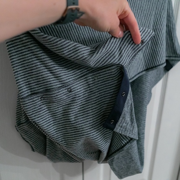 LULULEMON Blue Heathered Snap Scarf *LIKE NEW* - Picture 3 of 8